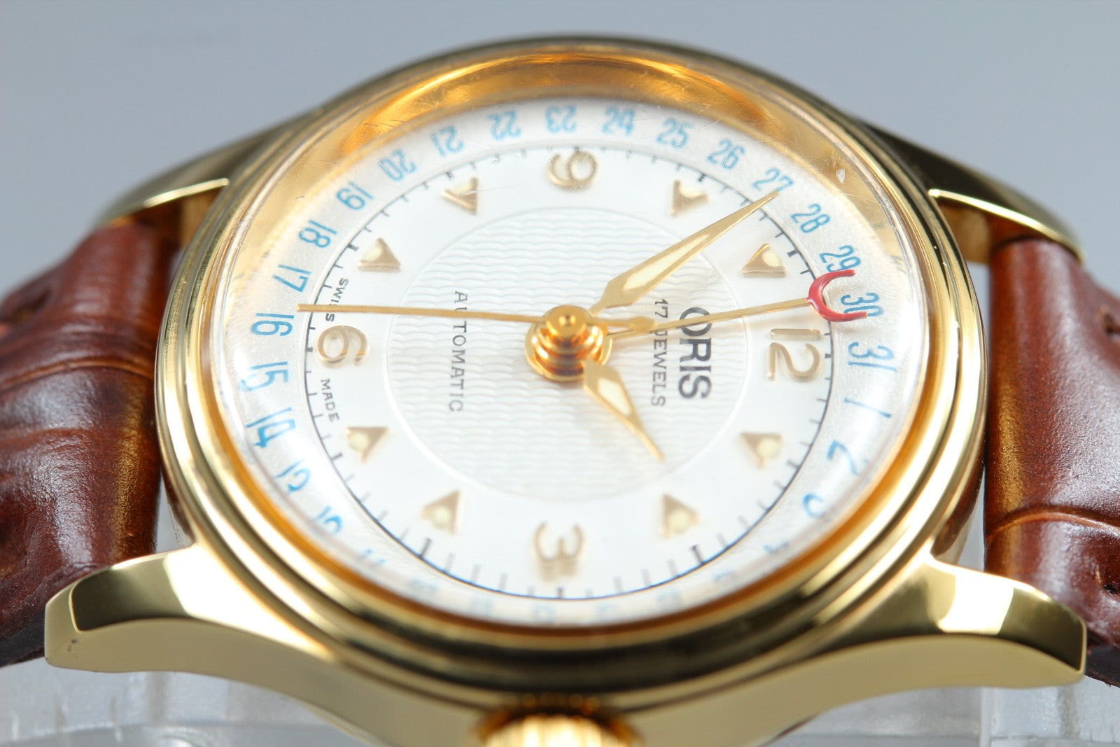 [Exc+5] ORIS Pointer Date 7405B Gold Brown 26mm Automatic Women's Watch