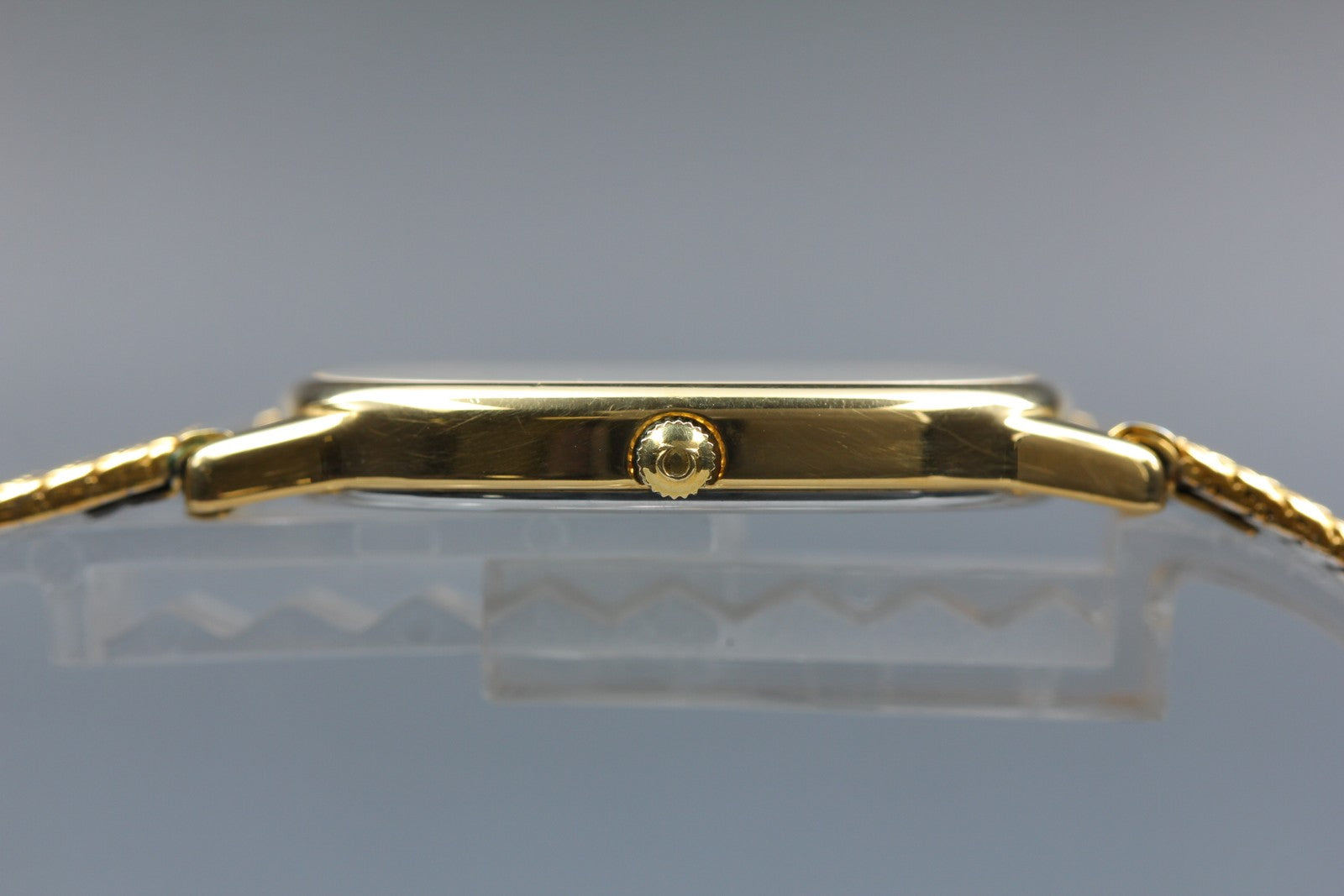 [Exc+5 Box] Omega De Ville 191.0220 Cal.1434 28mm Gold Dial Quartz Men's Watch