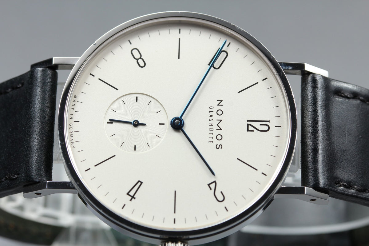 NOMOS GLASHÜTTE Tangente 38mm White Manual Winding Small Second Men’s Watch Box