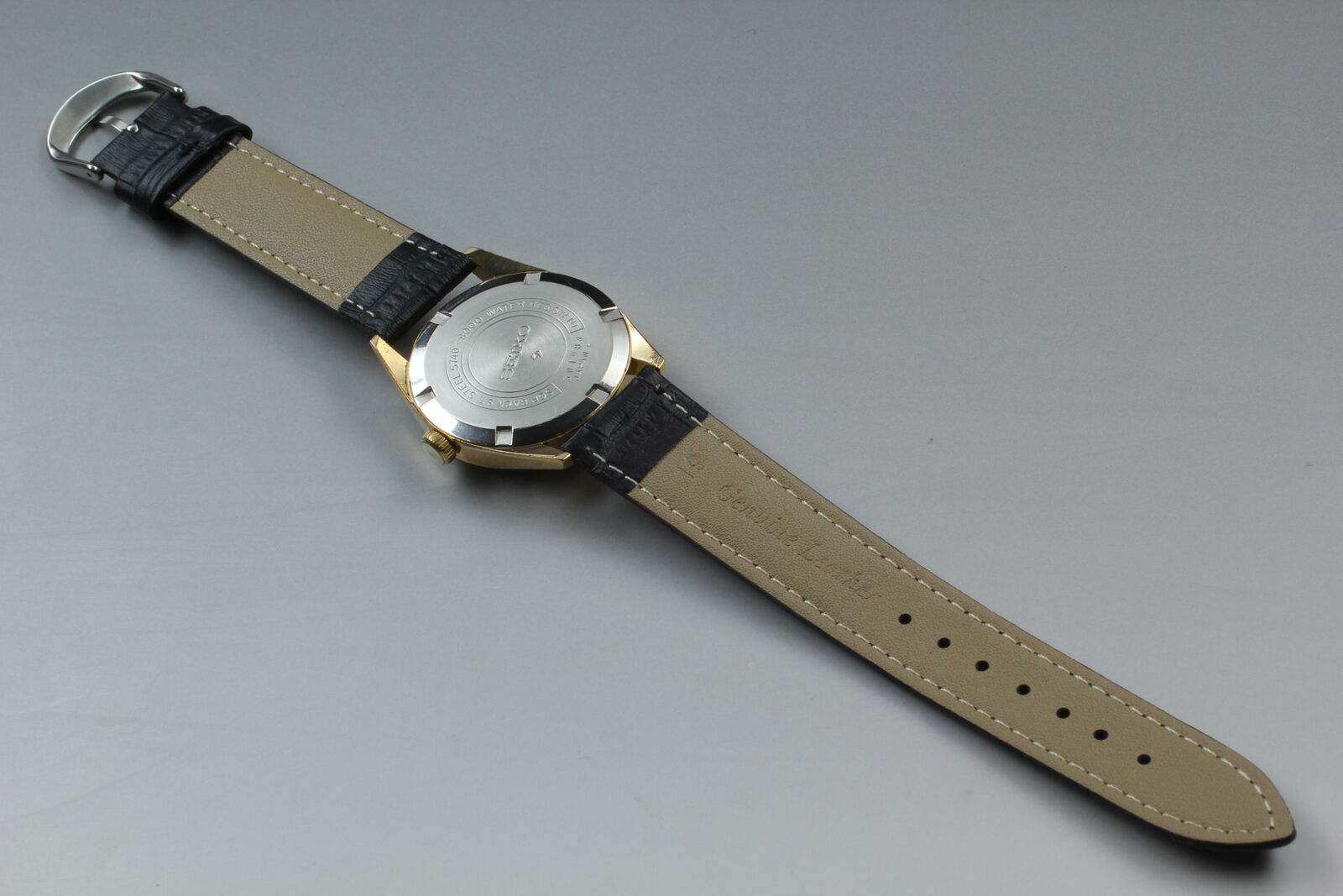 Vintage [Exc+5] SEIKO Load Marvel 36000 5740-8000 Gold Manual Men's Watch JAPAN