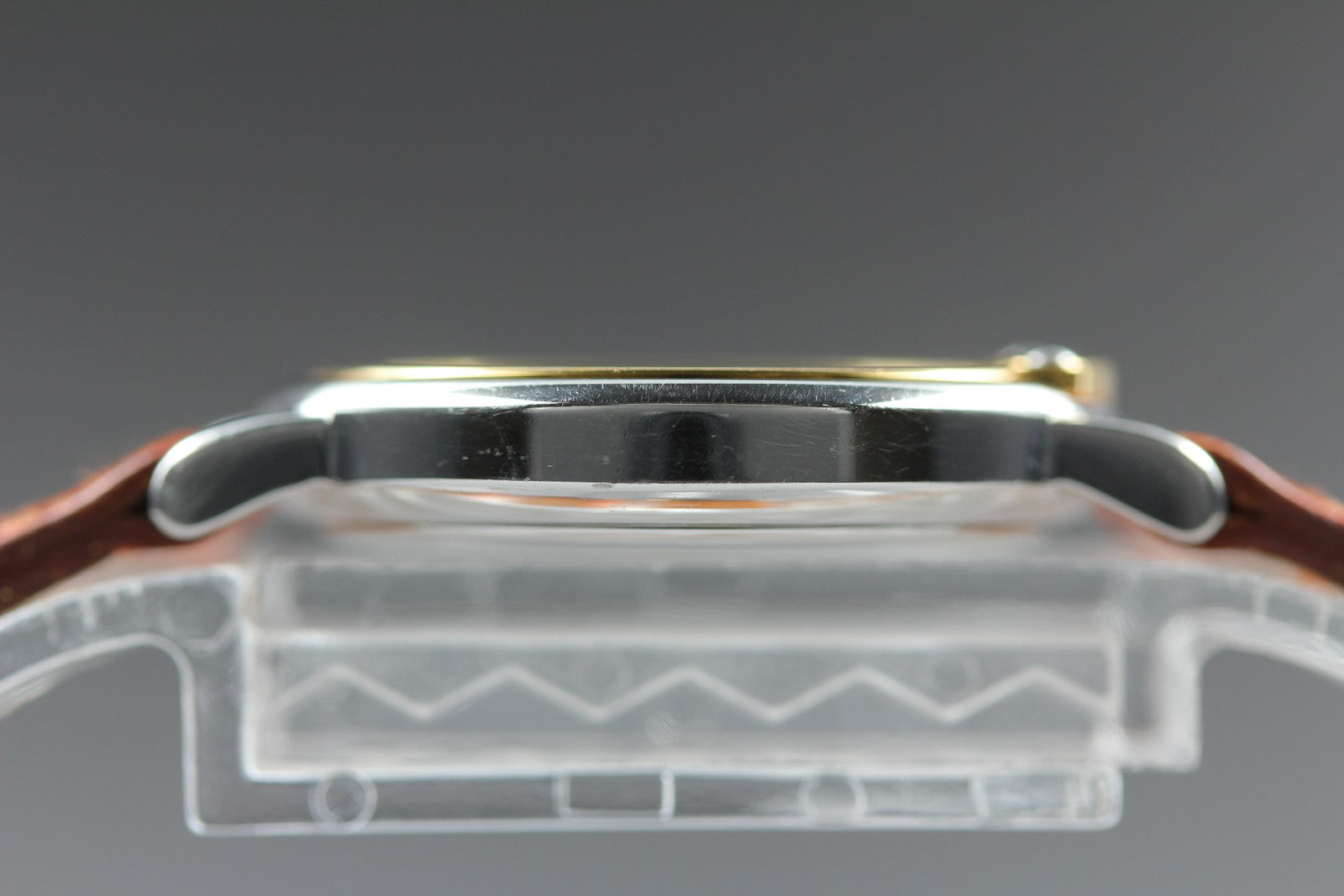 Vintage HERMES Meteor White Dial Orange "E" 24mm Woman's Watch Quartz [w /Box]