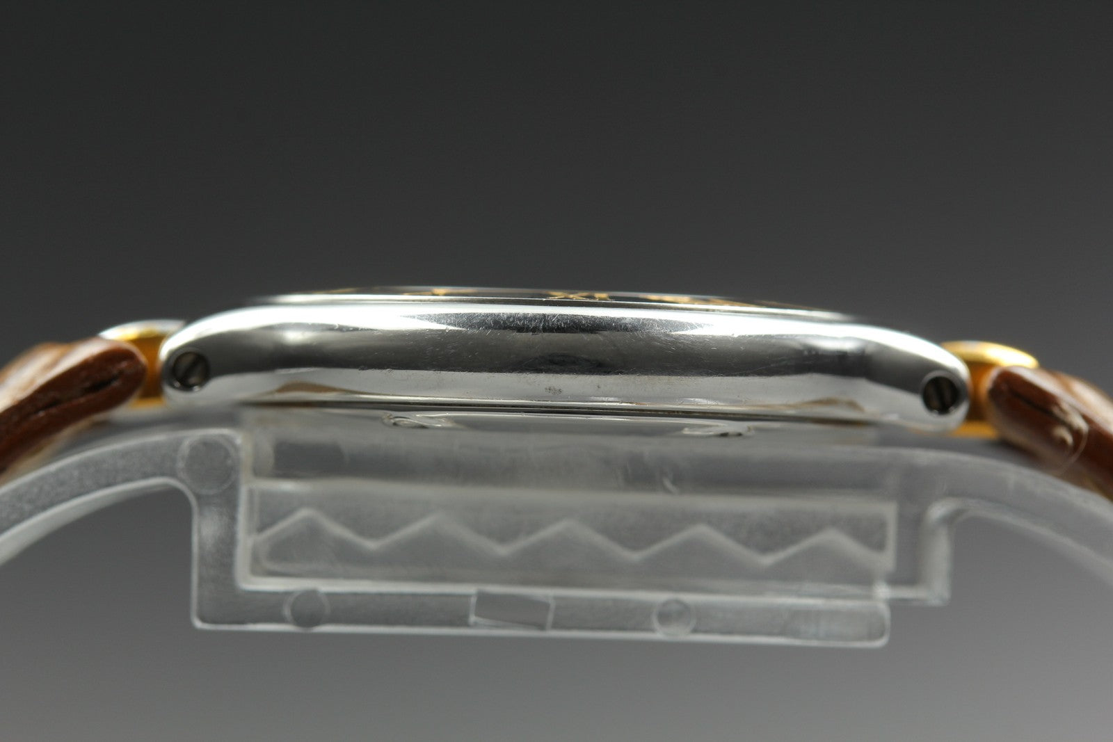 Exc+5 Box Cartier Must de Cartier 21 1340 Brown Silver 27mm Women's Quartz Watch