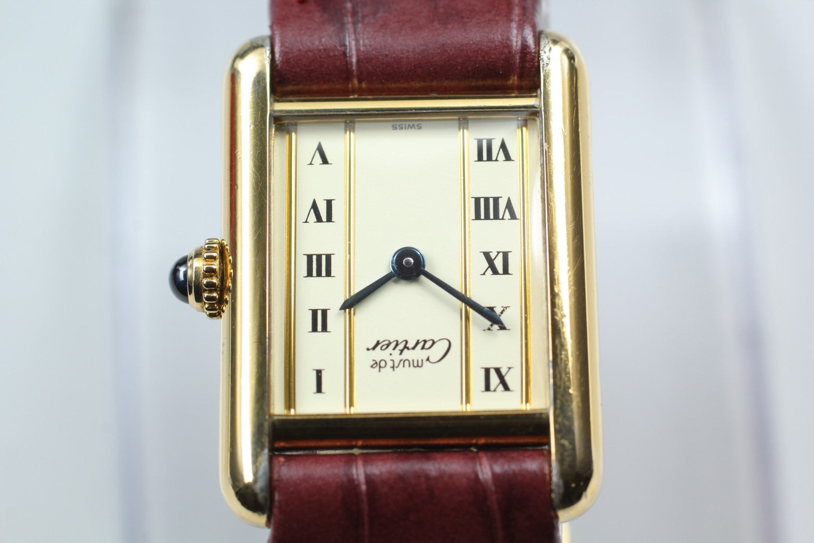 Vintage Cartier Must de Cartier Tank 5057001 SM 20mm Women's Quartz Watch