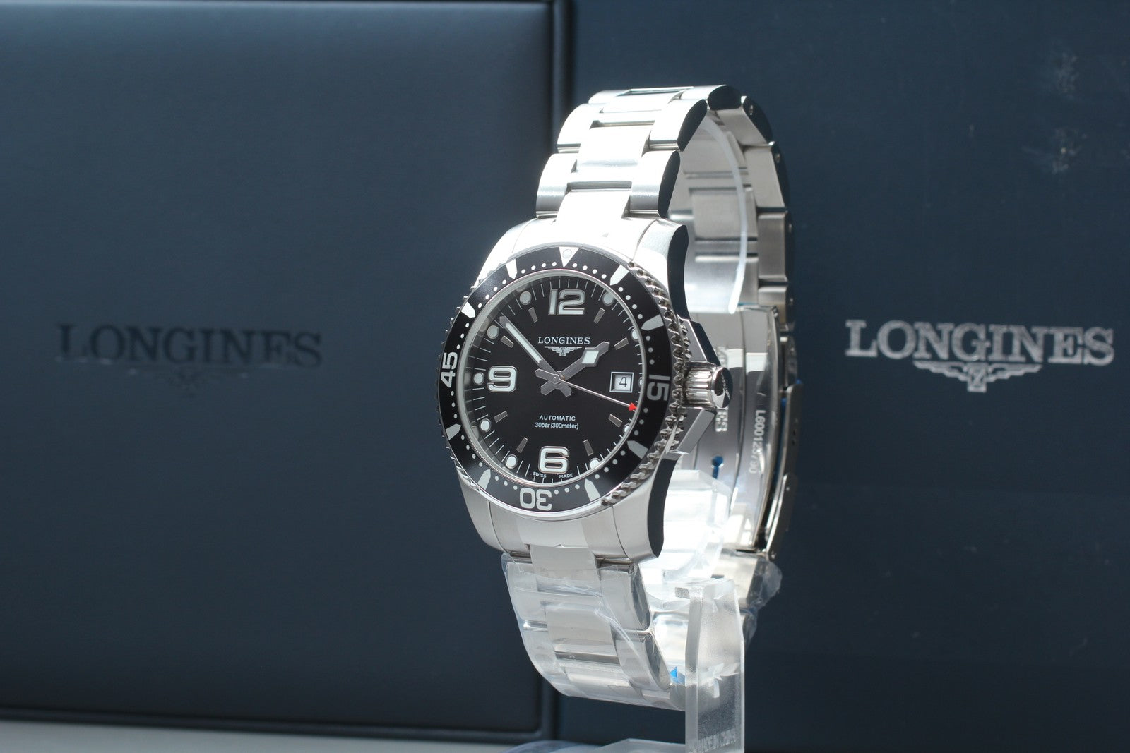 [MINT Box] Longines HydroConquest L3.742.4 Black 41mm Automatic Men's Watch