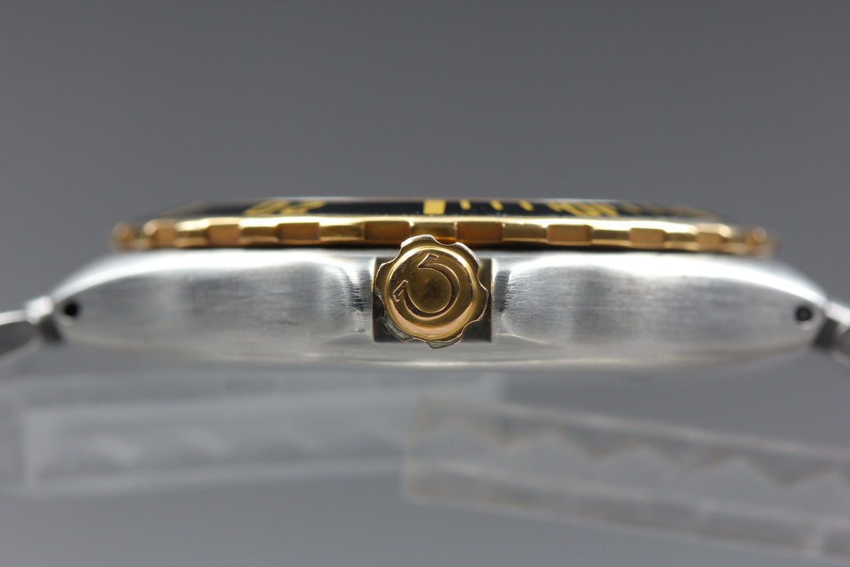 OMEGA Seamaster 200M 396.1042.1 Cal.1441 Gold 36mm Quartz Men's Watch Vintage