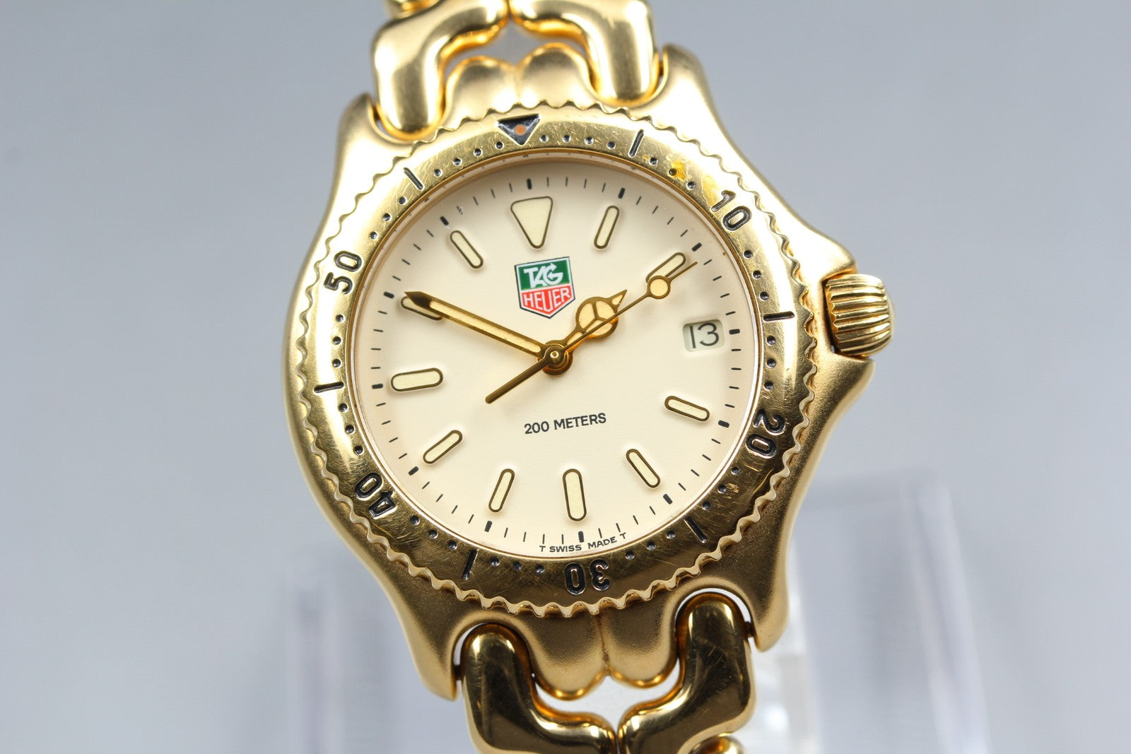 Vintage TAG Heuer Professional 200 SEL S94.713M Quartz Date Men's Watch 33mm JP