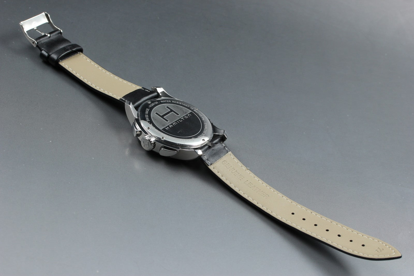 Hamilton Jazzmaster Chrono H326120 Black Chronograph Quartz Men's Watch 41mm JP