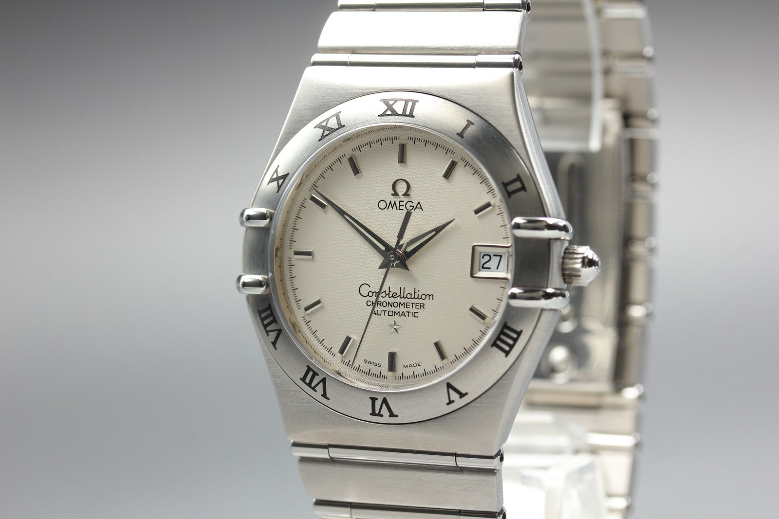 OMEGA Constellation 1502.30.00 Cal.1120 Silver Automat Men's Watch 35mm JP Box