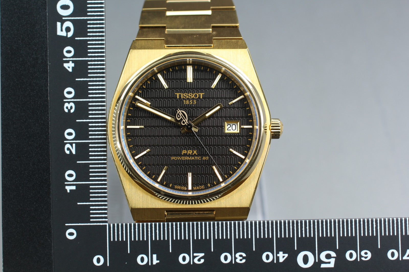 TISSOT Tissot PRX T137407T ADL Black Dial Automatic Men's Watch From JAPAN Exc+5