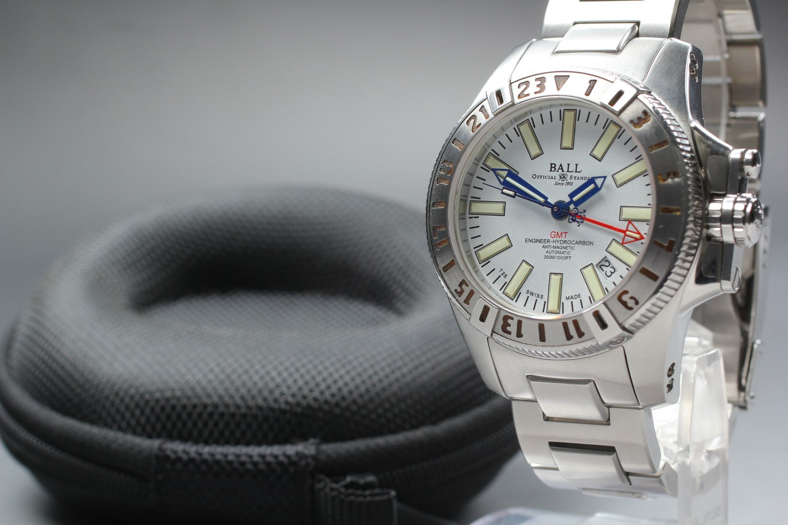 overhauled BALLWATCH Engineer Hydrocarbon DG1016A GMT Automatic Men's Watch JP