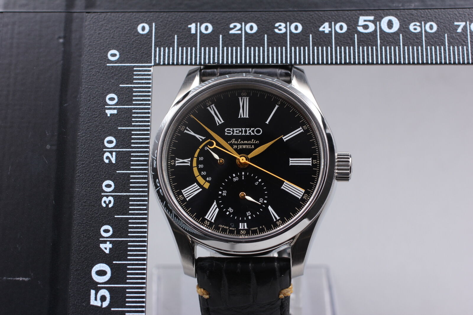 [Near MINT] SEIKO Presage SARW013 6R27-00G1 Black Automatic Men's Watch JAPAN