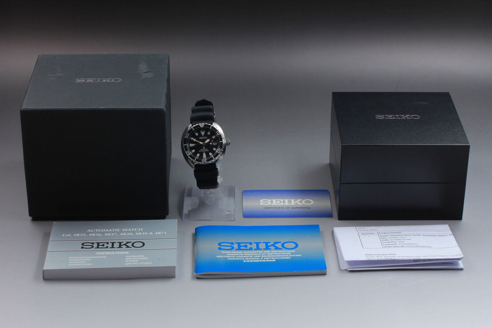 [N MINT w/ Box] SEIKO PROSPEX 4R35-01Y0 SRPC37 Automatic Men's Watch From JAPAN