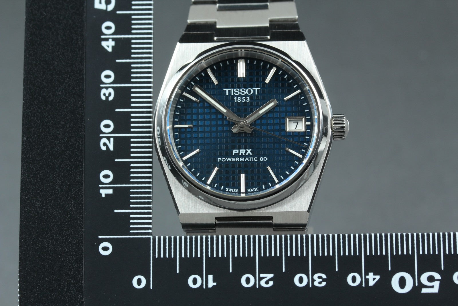 Tissot PRX Powermatic 80 T137207A Automatic Blue Dial Men's Watch 35mm JP JAPAN