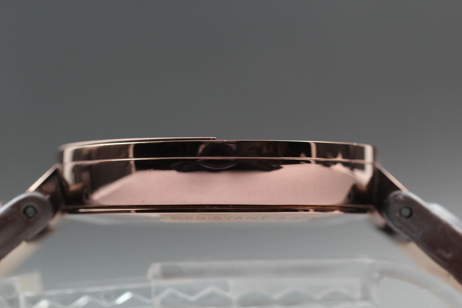 New Battery [Exc+5] GUCCI Interlocking 133.2 Black Bronze Men's Qz Watch JAPAN