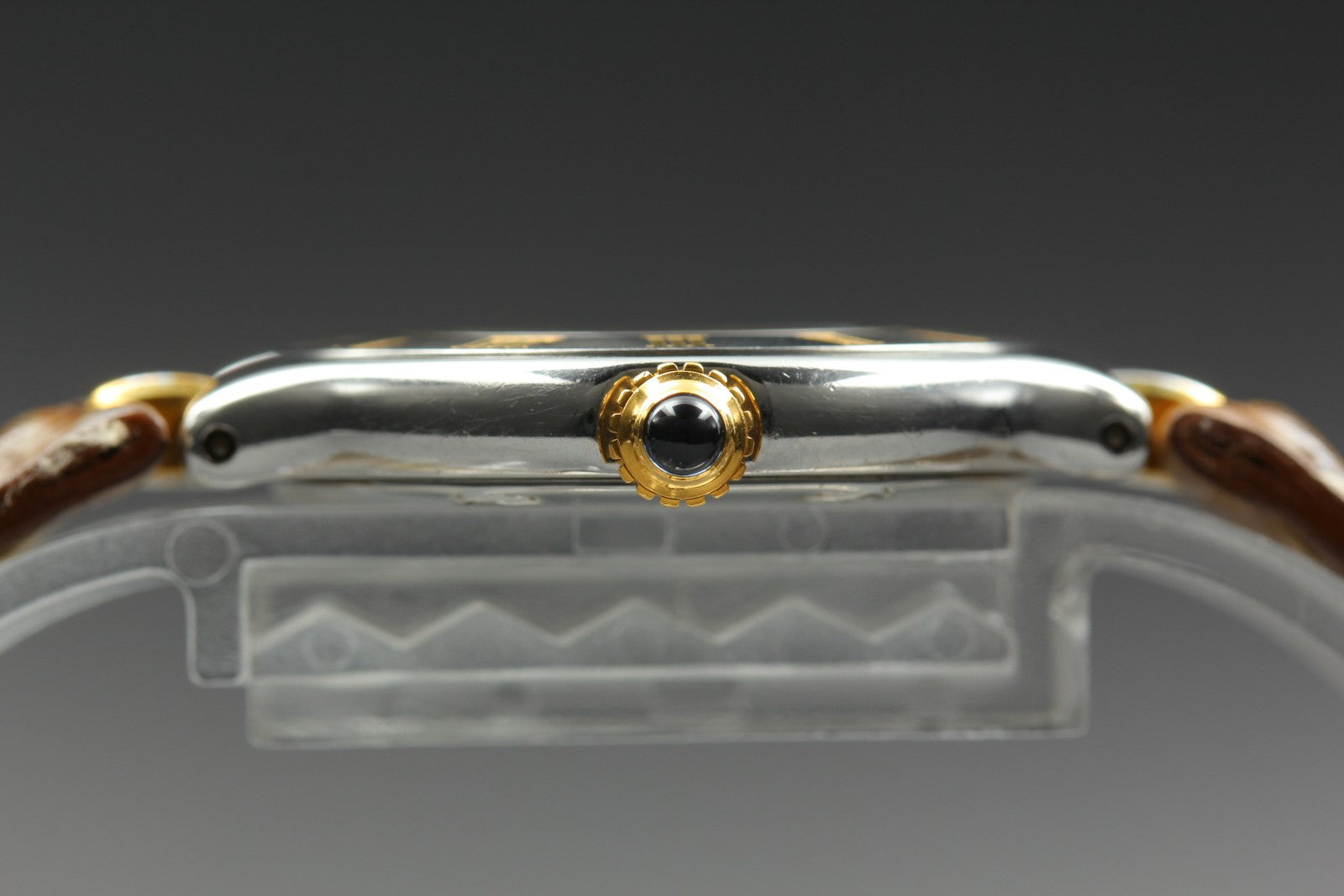 Exc+5 Box Cartier Must de Cartier 21 1340 Brown Silver 27mm Women's Quartz Watch