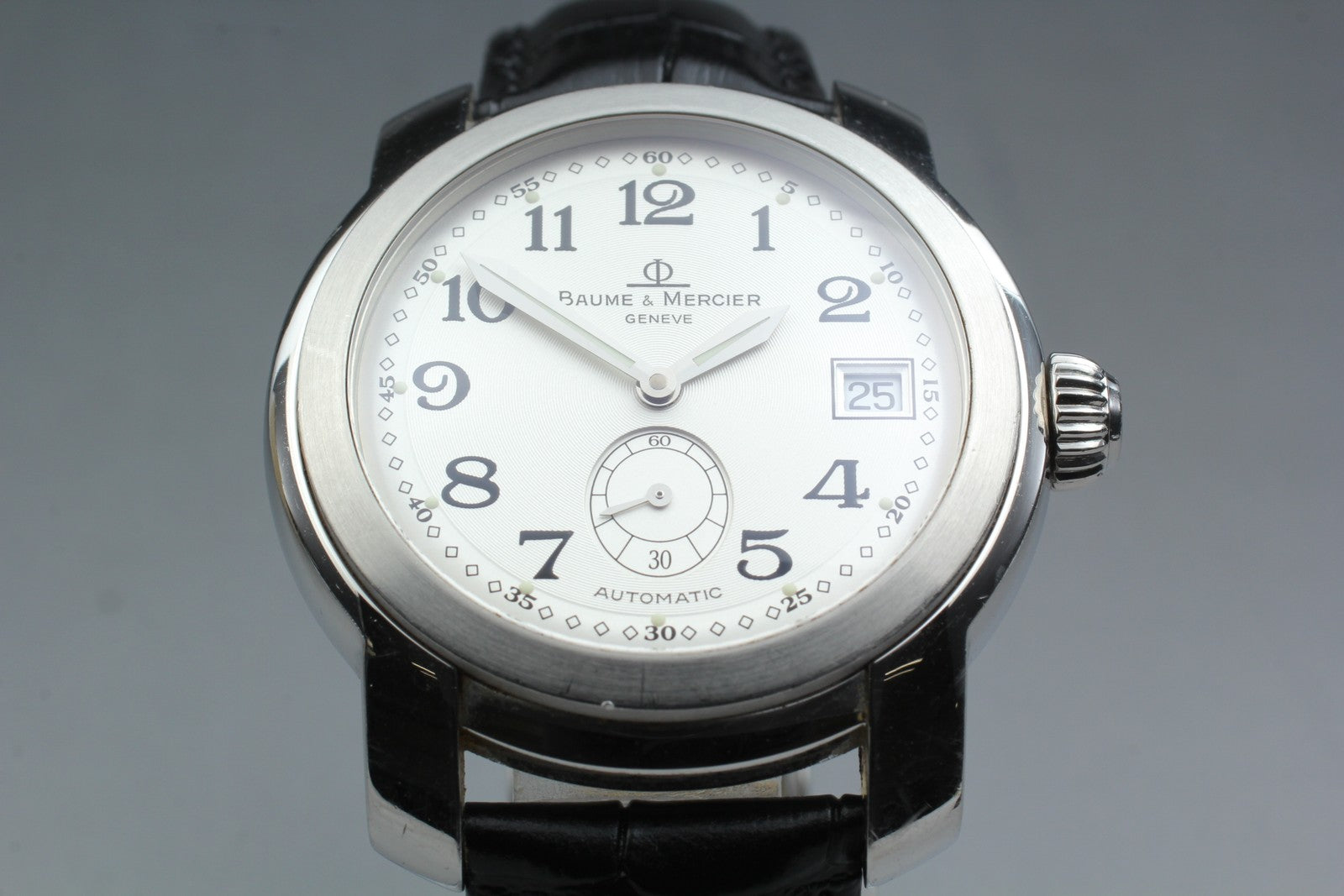 BAUME＆MERCIER Capeland MV045221 Silver Automatic Date Men's Watch 37mm Japan