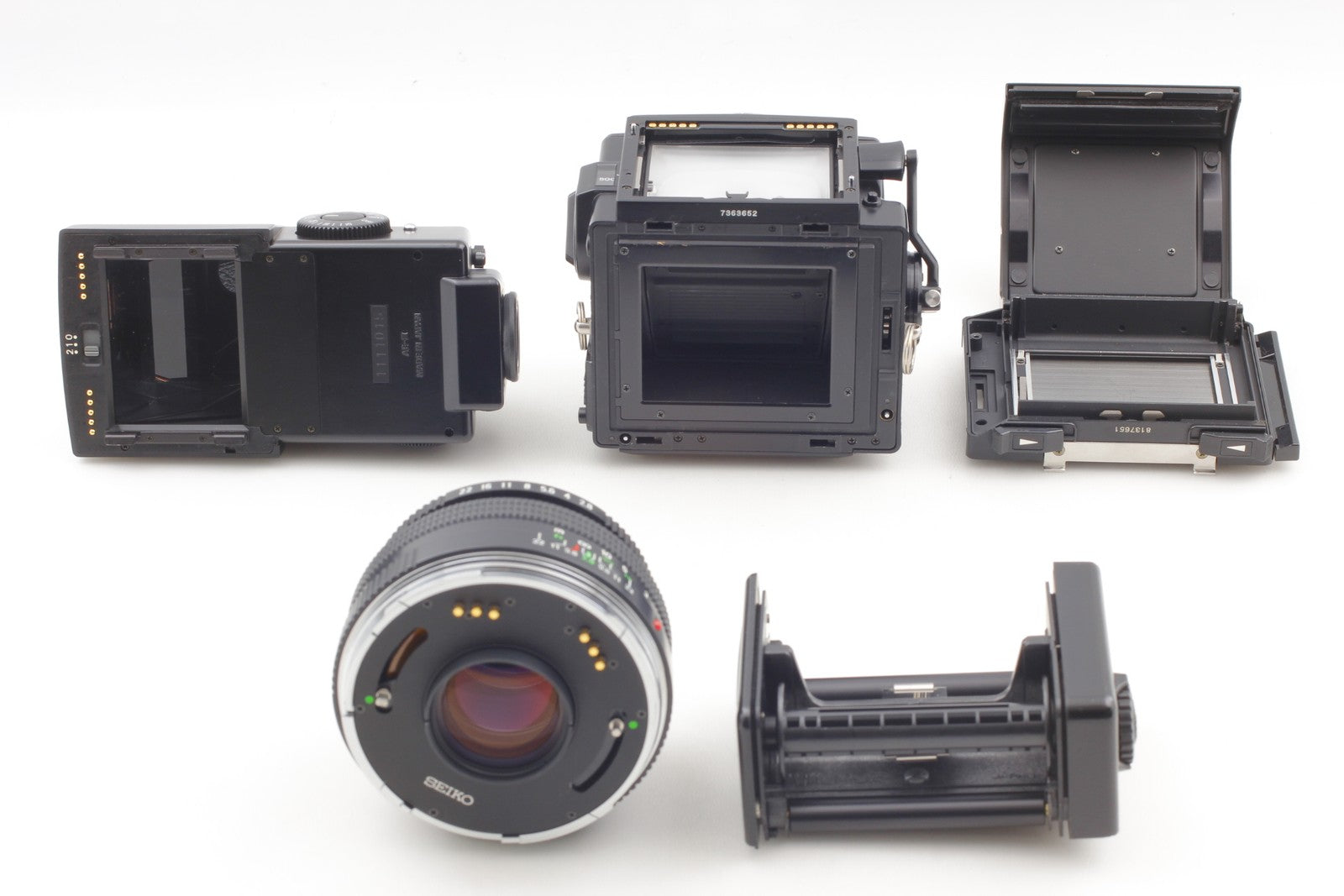 [N MINT+++] Zenza Bronica ETR Si Film Camera 75mm F2.8 PE Lens AE-III From JAPAN