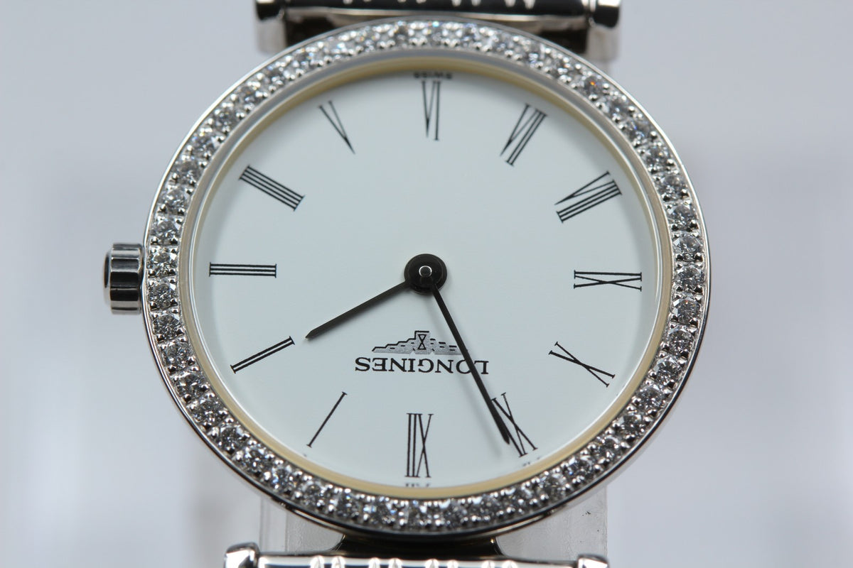 LONGINES La Grande Classique L4.241.0 Diamond Bezel Women's Quartz Watch [Box]