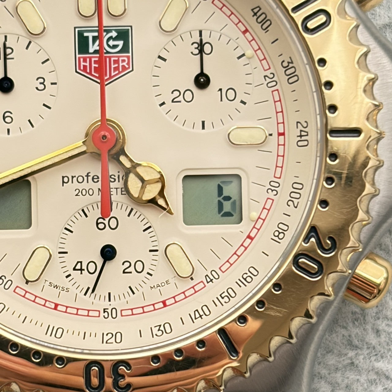 TAG HEUER SENNA SEL S/el CG1123-0 Chronograph Men's Quartz Watch [Box]