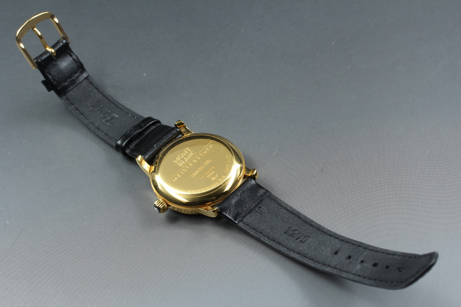 MONTBLANC Meisterstuck 7004 Automat Black Dial Men's Watch 35mm JAPAN Box