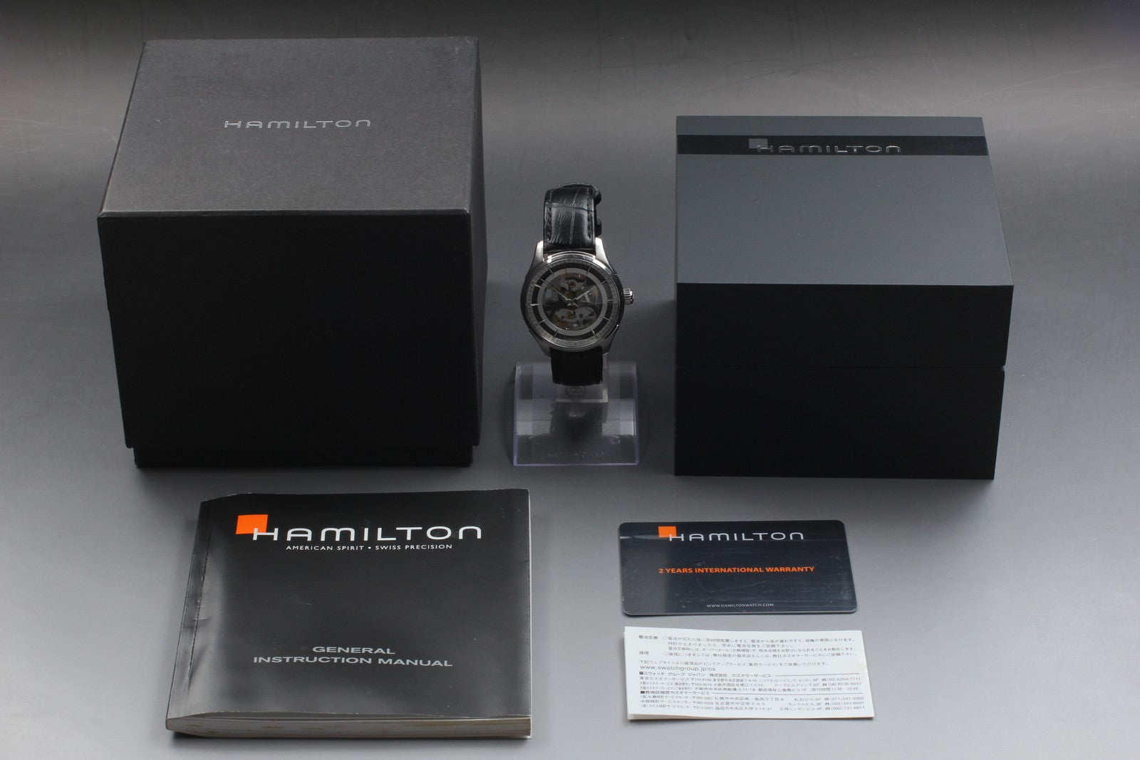 [Exc+5 Box] Hamilton Jazzmaster Viewmatic H425550 Automatic Skeleton Men’s Watch