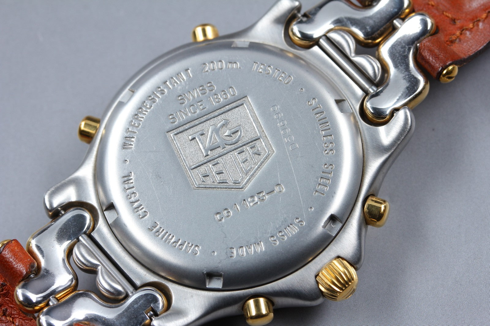 Vintage [Exc+5] TAG Heuer S/el Chronograph CG1123-0 Senna Men's Quartz Watch