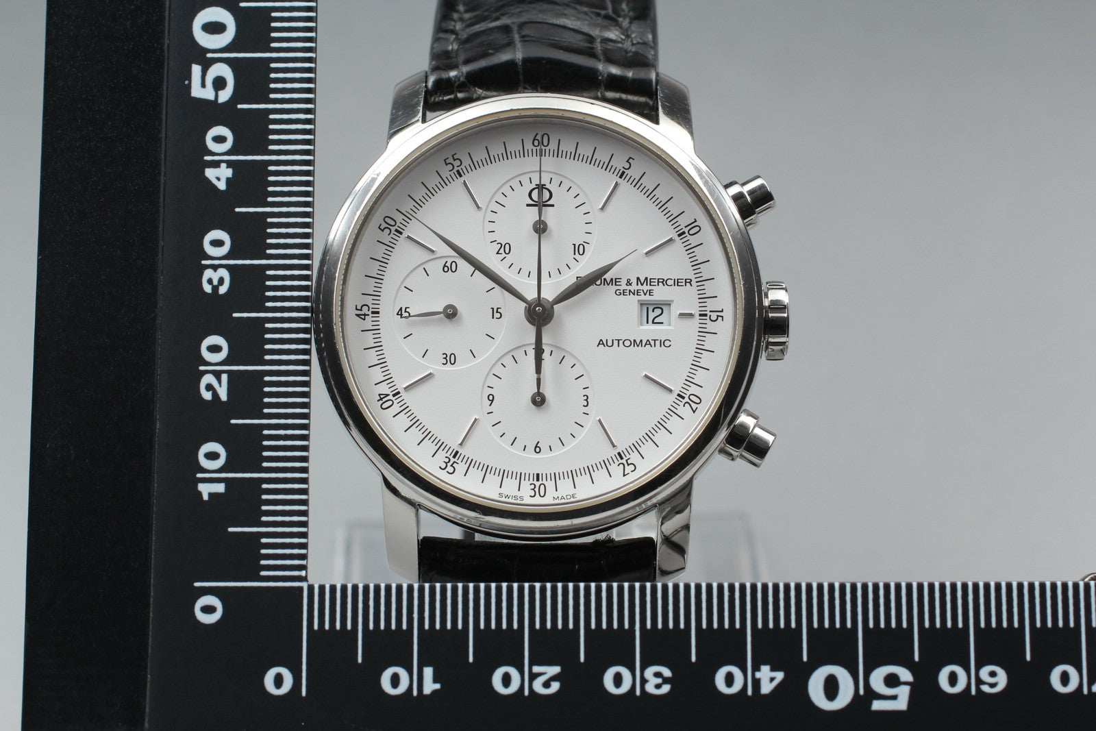 [Exc+5] BAUME＆MERCIER Classima 65533 Automatic White Men's Watch 42mm From JAPAN