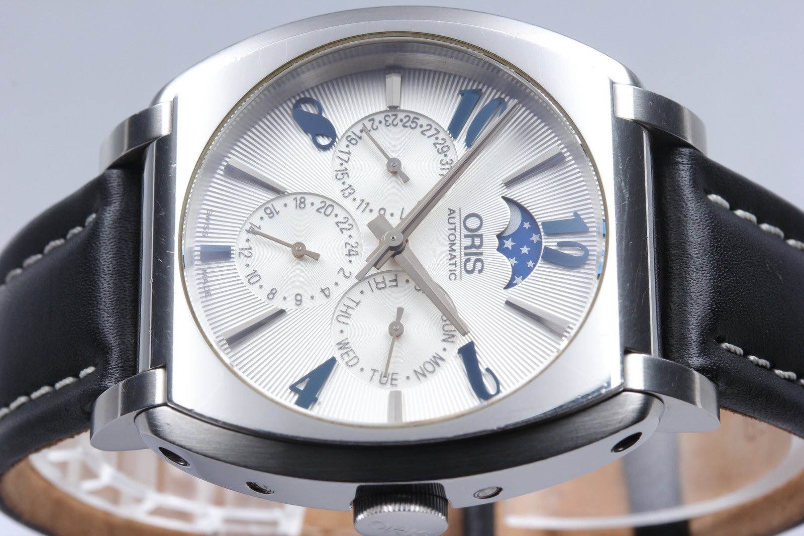 Exc+5*Box ORIS Frank Sinatra 7572 Silver Automatic Day/Date Men's Watch From JP
