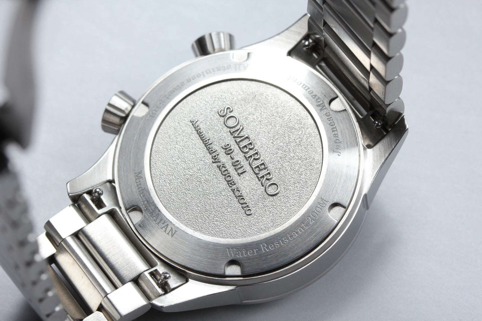 KUOE KYOTO SOMBRERO 90-011 38mm Linen Dial Automatic Men's Watch JAPAN [Box]