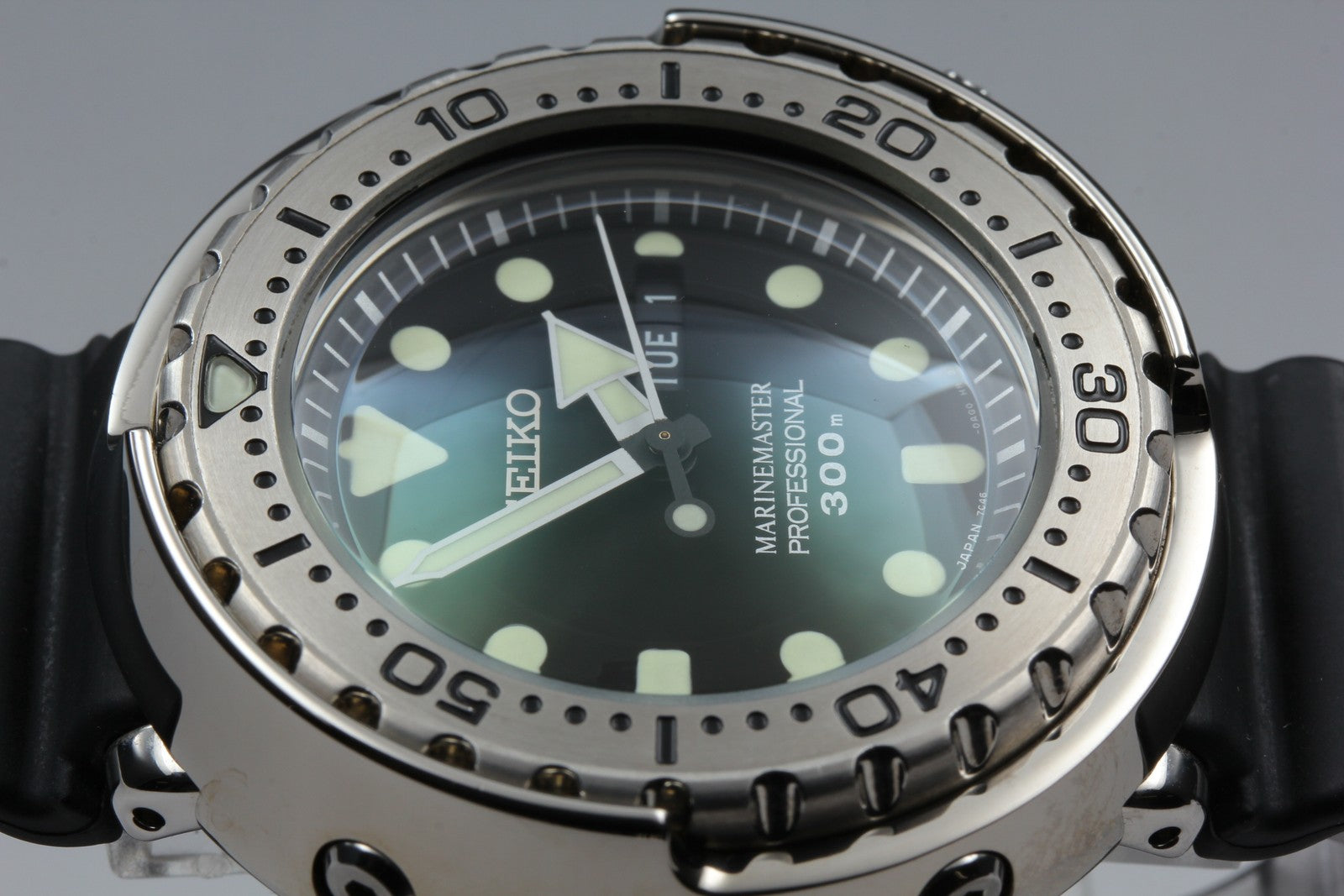 SEIKO Prospex MarineMaster 7C46-0AG0 SBBN033 Black Quartz Men's Watch JAPAN