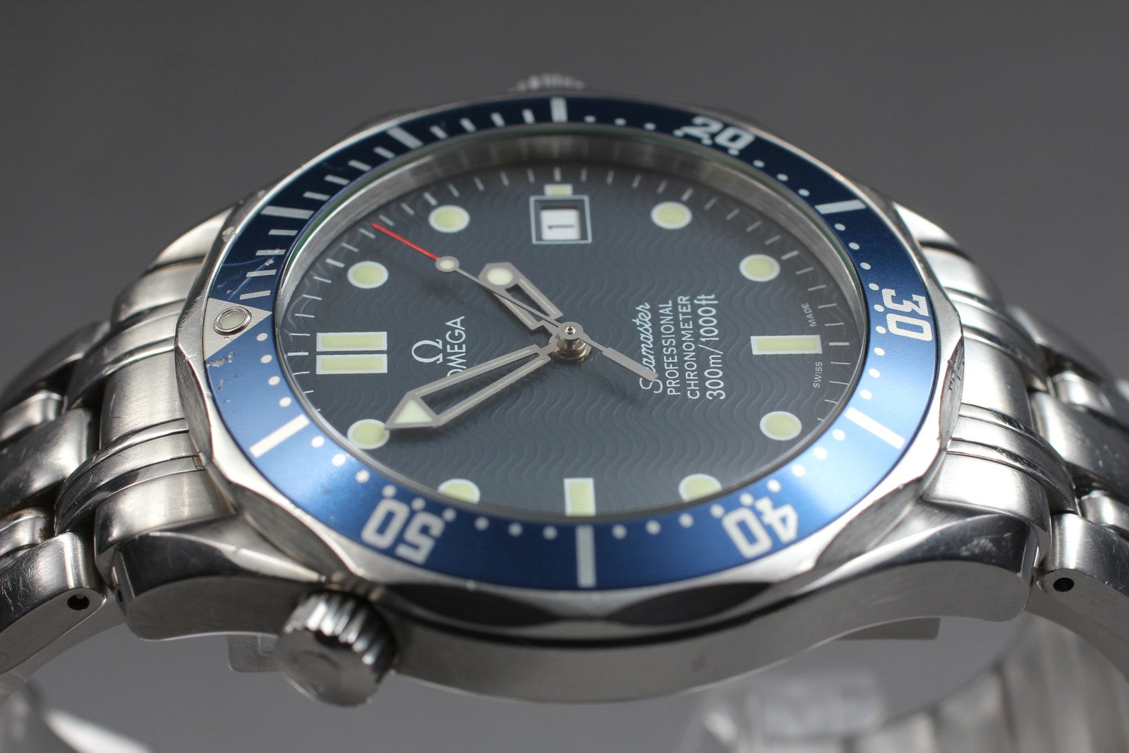 [Exc+5] Omega Seamaster 300M 2531.80 41mm Automatic Blue Dial Men’s Watch JP