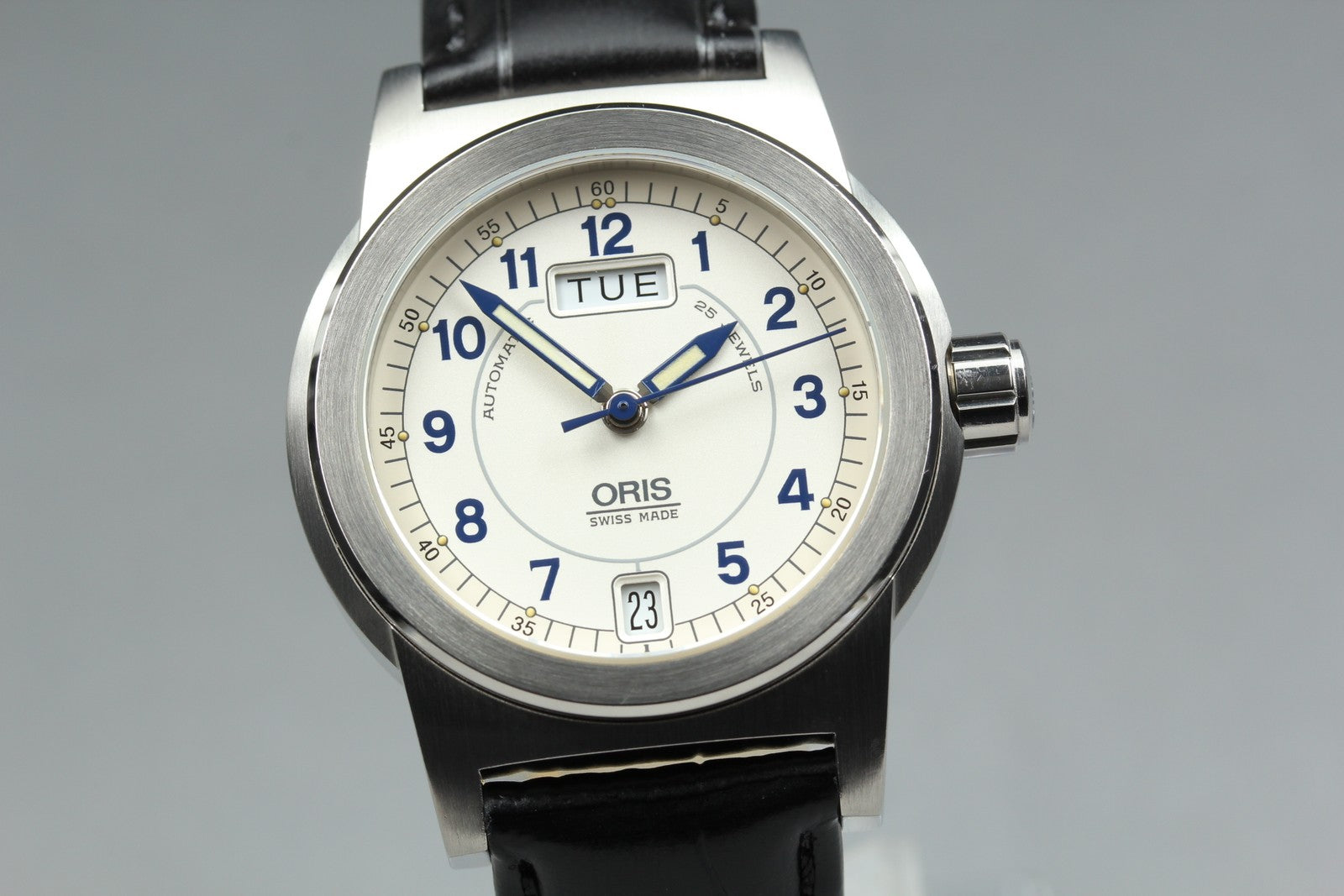 [Exc+5] ORIS Big Crown 7501 Silver Black Day/Date 35mm Automatic Men's Watch