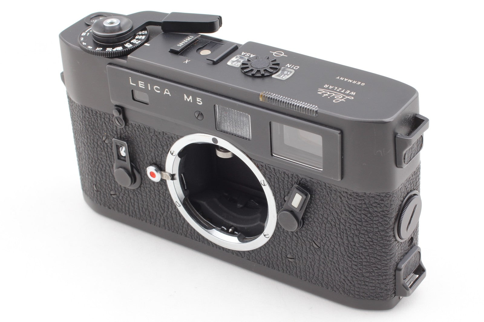 3 Lug Late Model [MINT] Leica M5 Black Rangefinder 35mm Film Camera From JAPAN