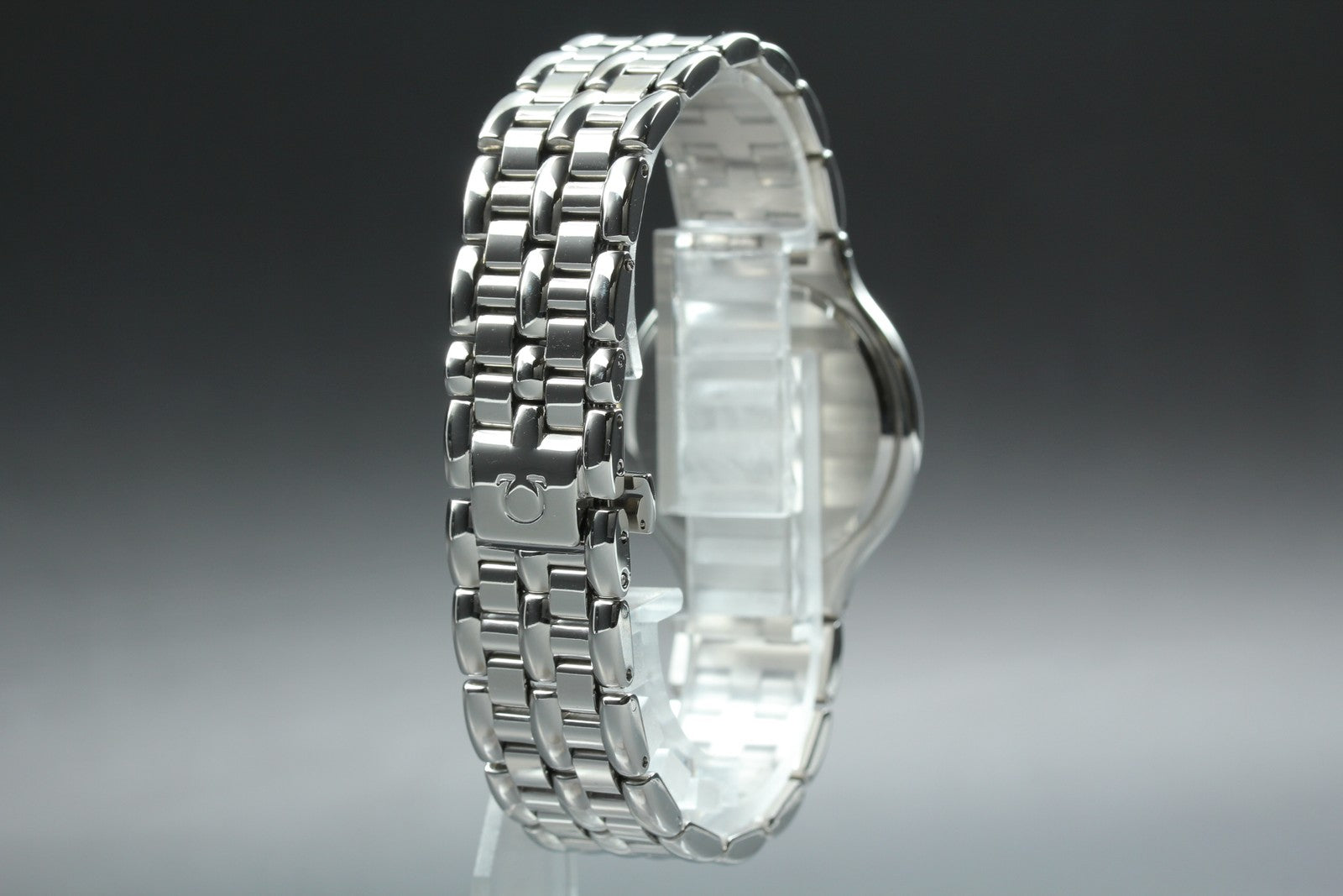 New Batt Vintage OMEGA De Ville symbol Cal.1436 Quartz Women's Watch 31mm JAPAN