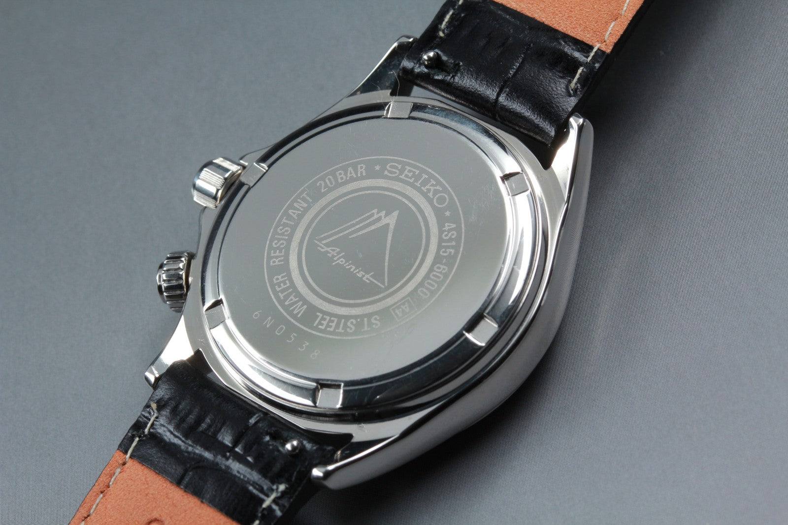 [Exc+5] SEIKO Alpinist 4S15-6000 SCVF007 Cream Dial Automatic Men's JAPAN