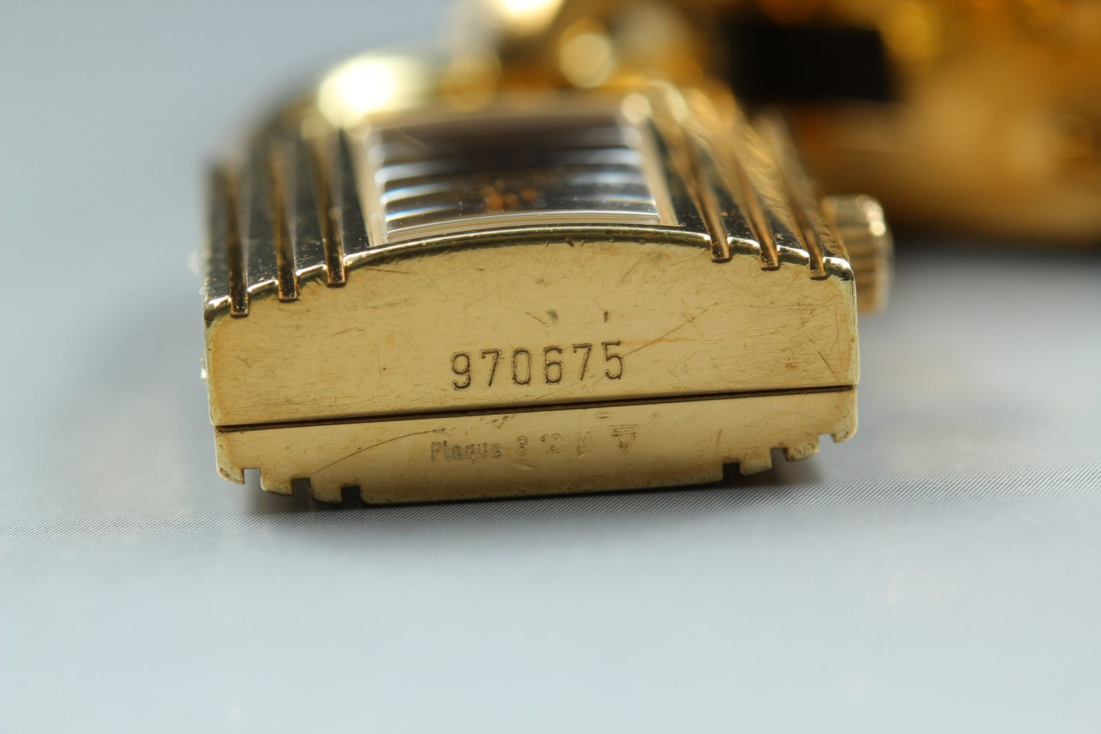 HERMES Kelly Watch Gold Black Leather "A" Woman's Quartz Watch Vintage [Box]