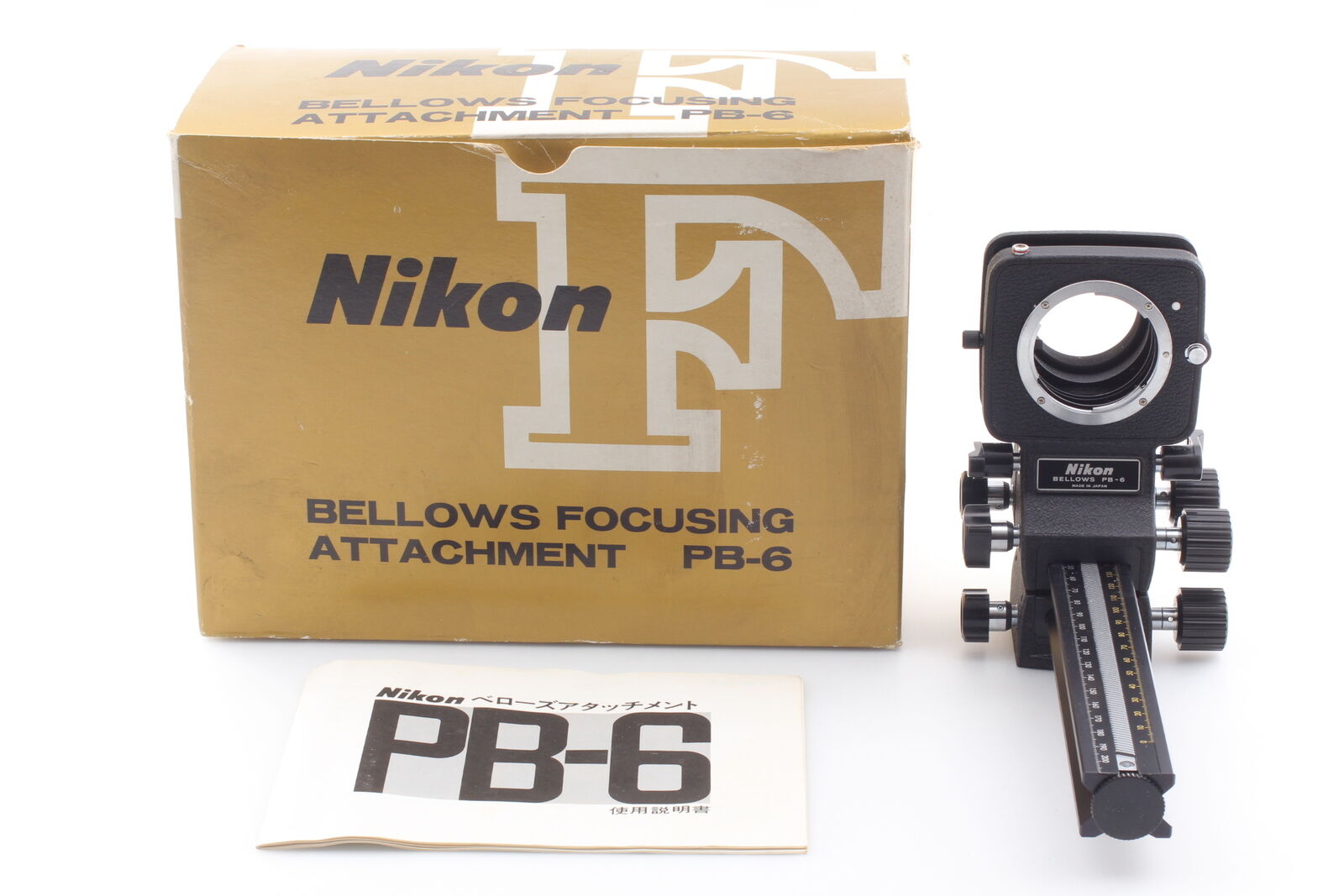 NOS [Top MINT w/Box] Nikon PB-6 Extension Bellows Focusing Attachment F JAPAN