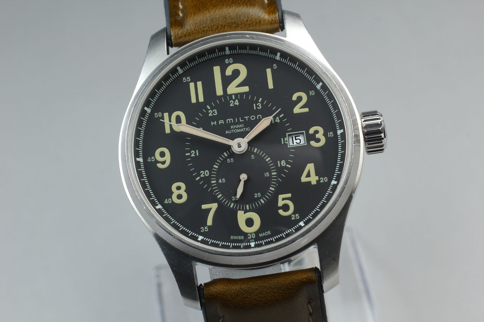 [Exc+5] Hamilton Khaki Field H706550 Officer Automatic Men's Watch From JAPAN