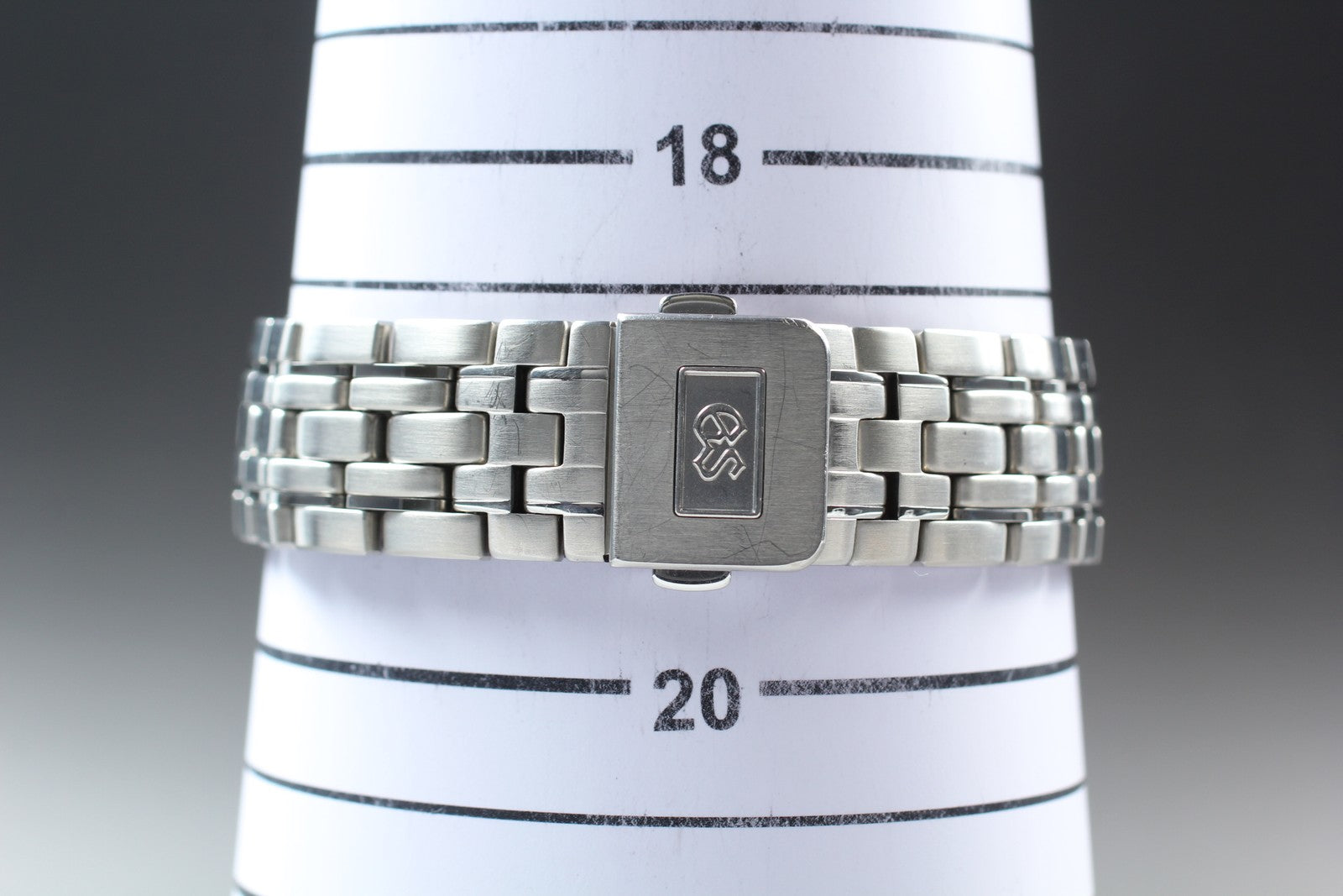 [Near MINT- Box] Grand SEIKO GS 8J56-8000 SBGF003 Blue 36mm Men's Qz Watch JAPAN