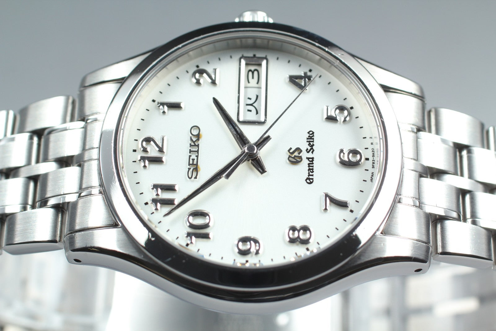 New Batt[Exc+5]Box SEIKO Grand Seiko 9F83-9A30 SBGT007 Quartz Men’s Watch JAPAN