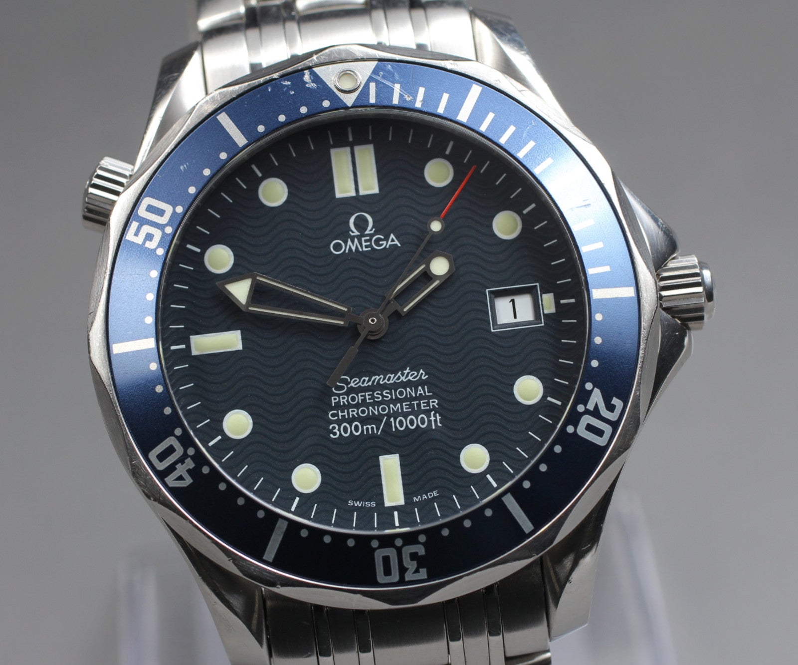 [Exc+5] Omega Seamaster 300M 2531.80 41mm Automatic Blue Dial Men’s Watch JP