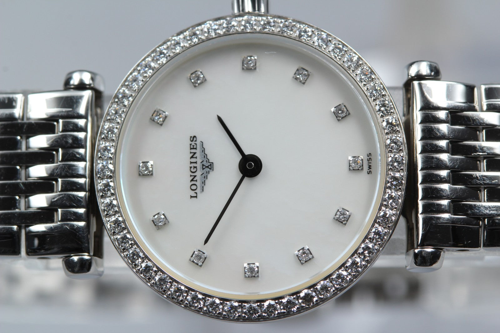 LONGINES La Grande Classique L4.241.0 White Diamond Women's Quartz Watch [Box]
