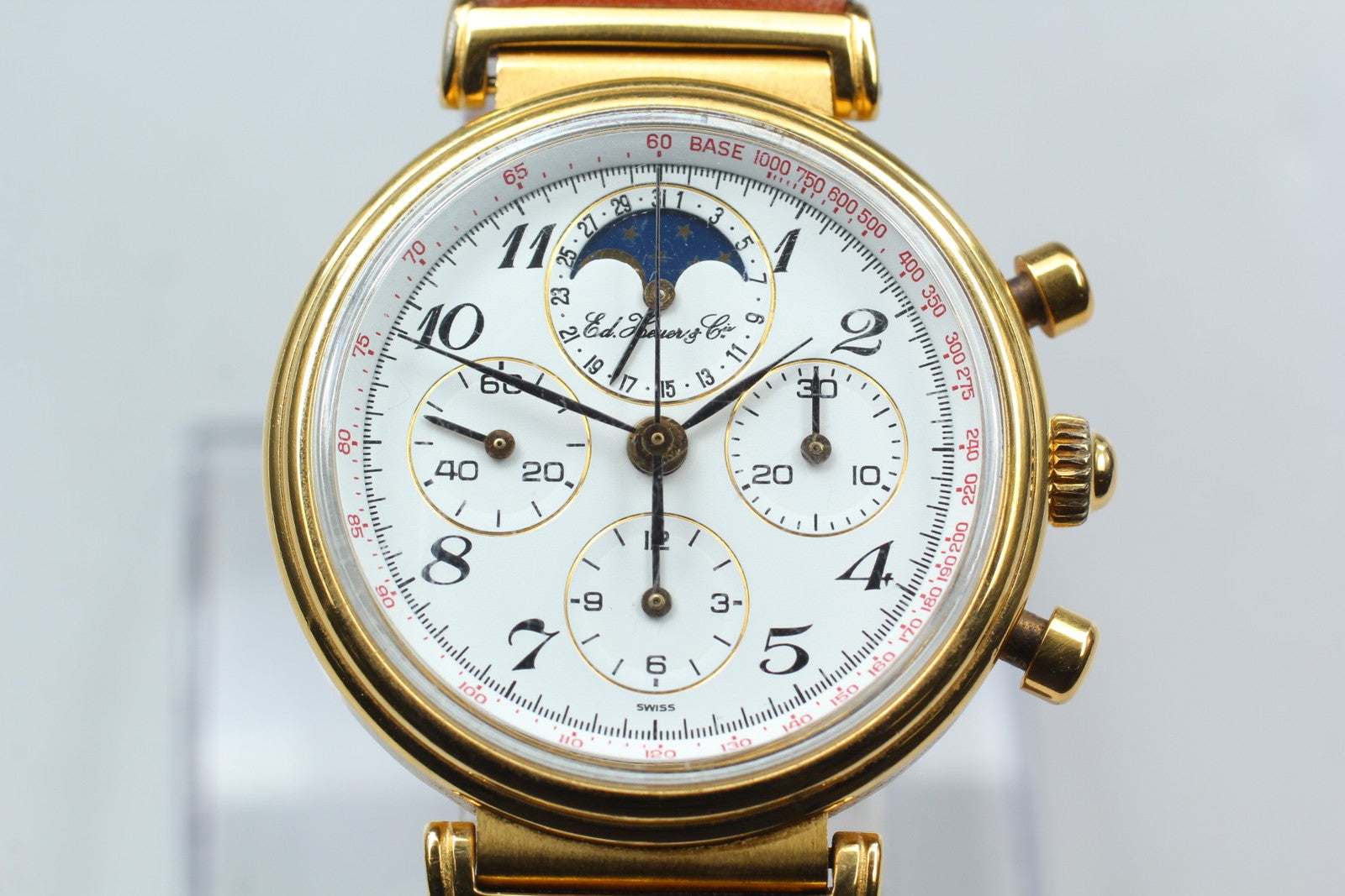 Vintage TAG HEUER Edward Heuer 125th Anniversary 188.215/1 Manual Watch 34mm JP