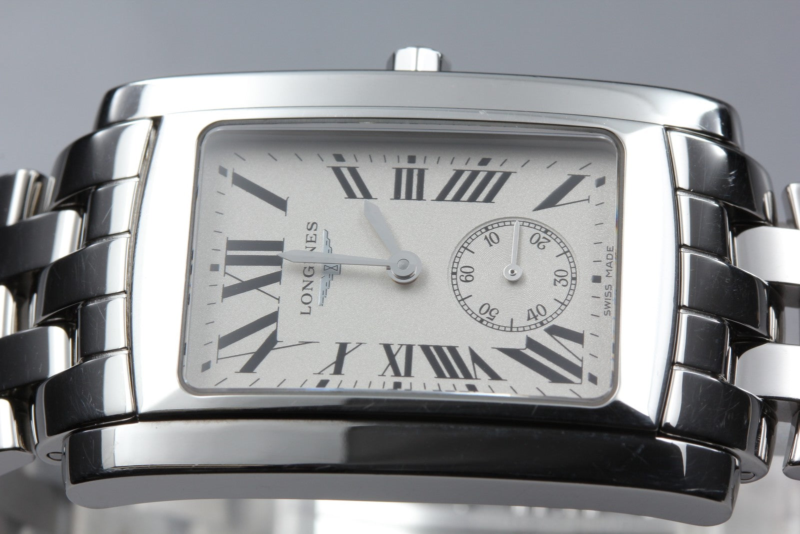 New Batt LONGINES DolceVita L5.655.4 White Unisex Quartz Watch 26mm JAPAN Box