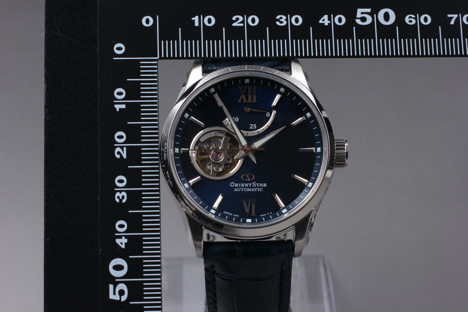 [Near MINT Box] ORIENT STAR F6R4-UAA0 Automatic Blue Dial Men's Watch From JAPAN