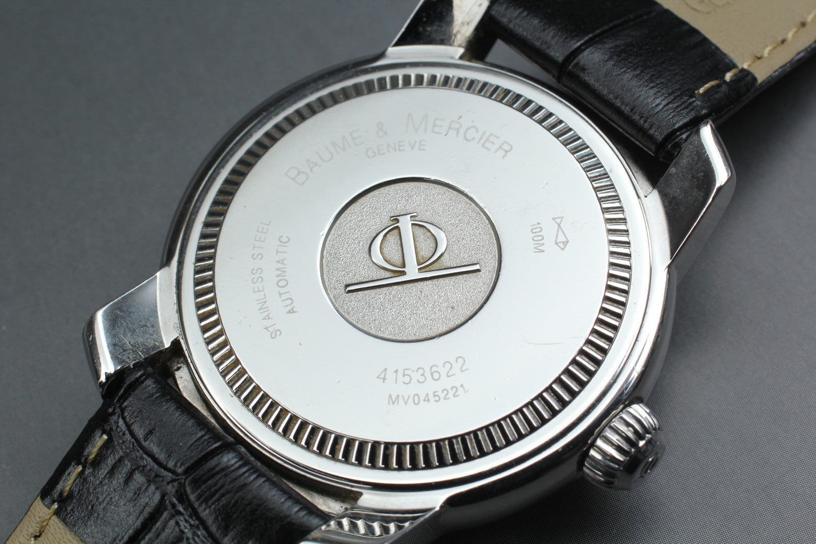 BAUME＆MERCIER Capeland MV045221 Silver Automatic Date Men's Watch 37mm Japan