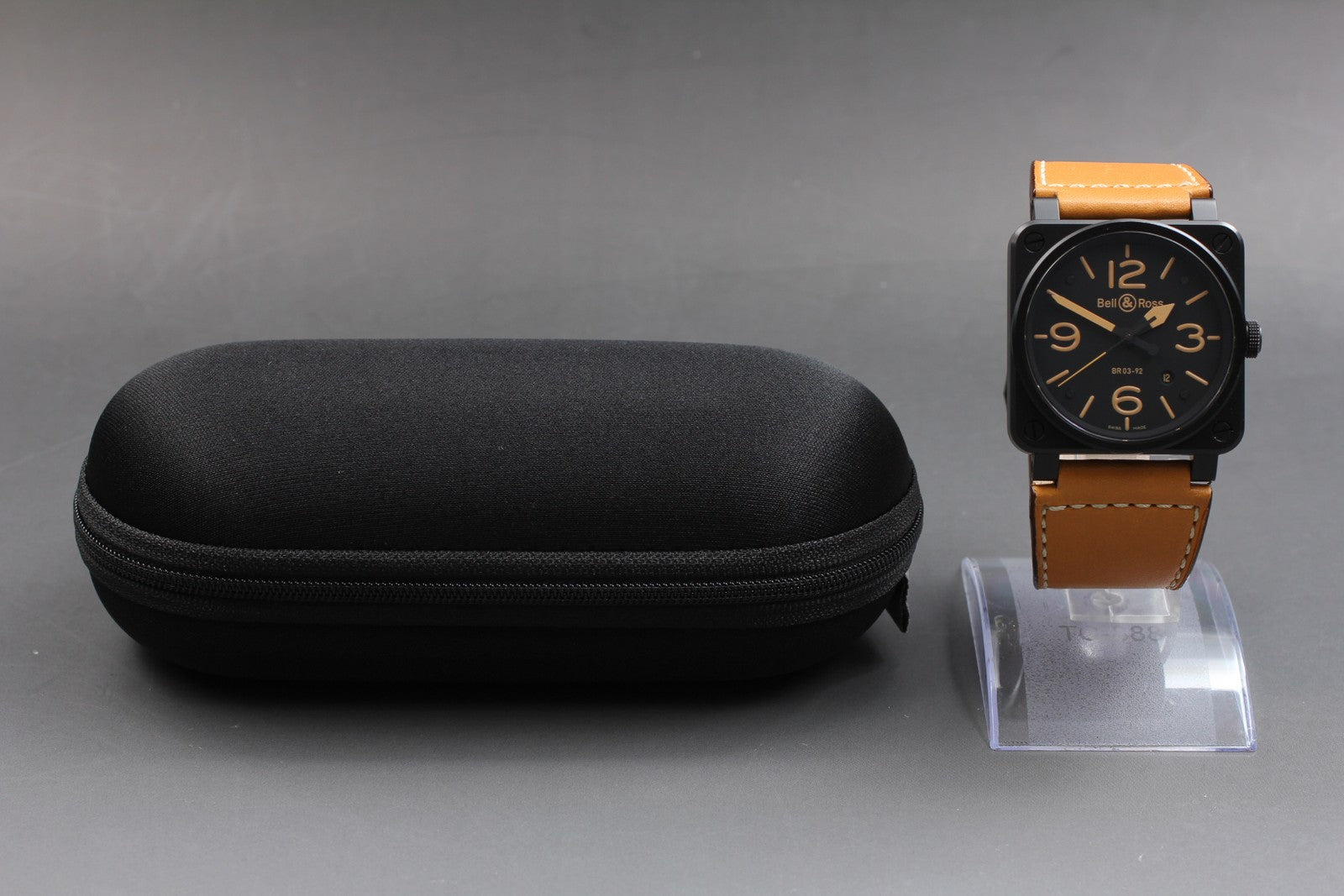 Bell＆Ross Aviation Altimeter BR03-92-S Black Automatic Men's Watch 42mm JAPAN