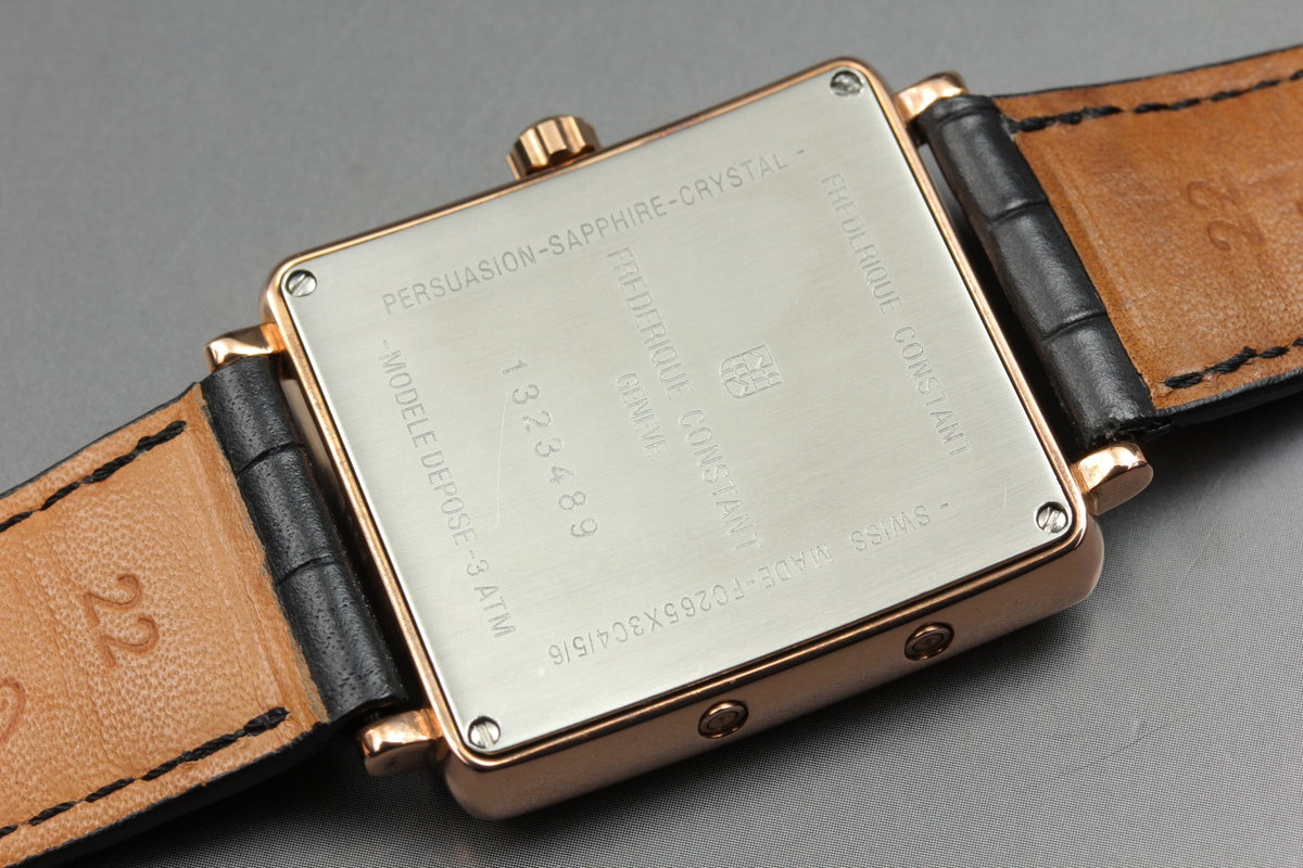 FREDERIQUE CONSTANT FC265X3C4/5/6 Moon Phase Ivory Gold 34mm Quartz Men's Watch