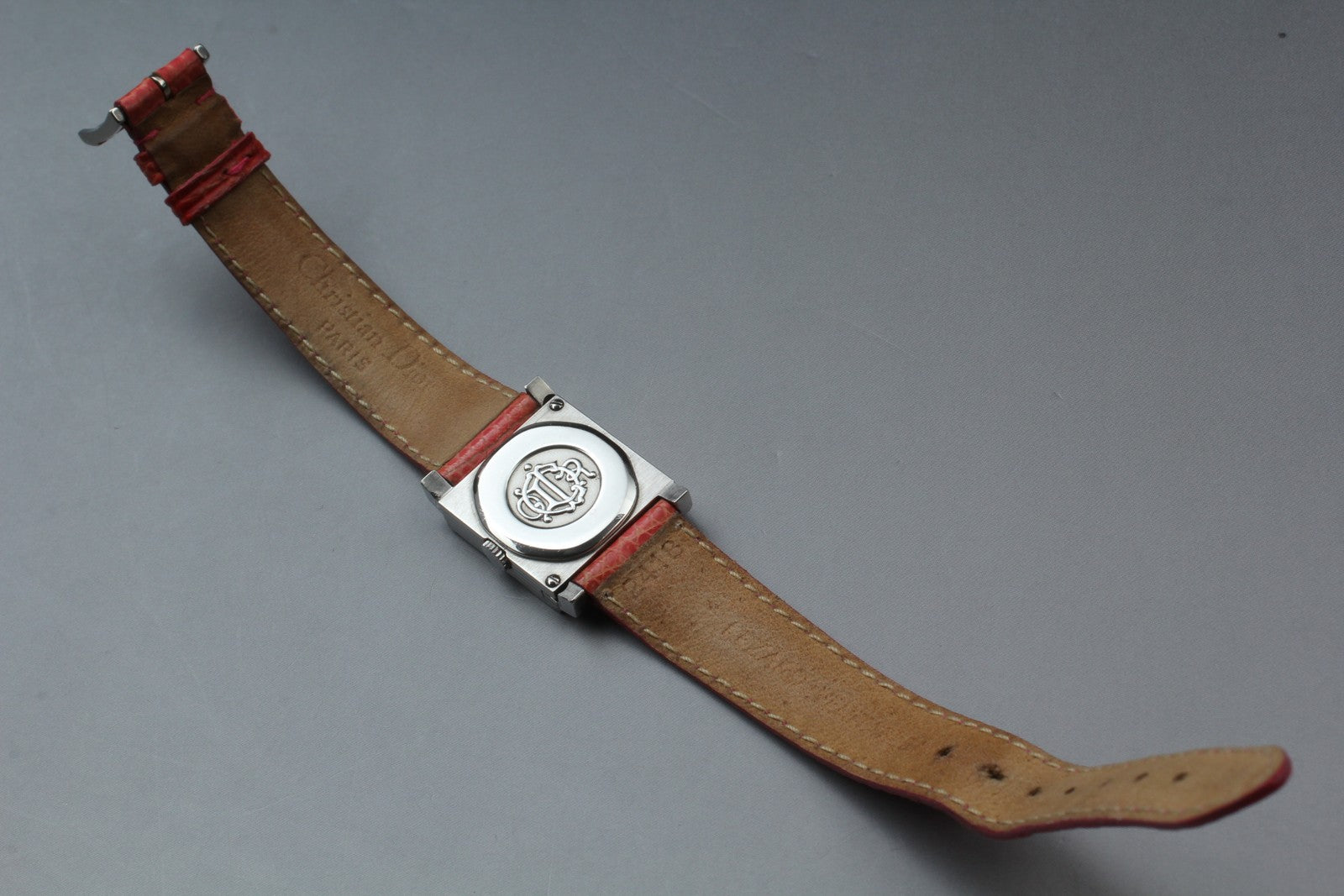 [Exc+5 Box] Christian Dior D60-109 La Parisienne Silver 19mm Women's Qz Watch