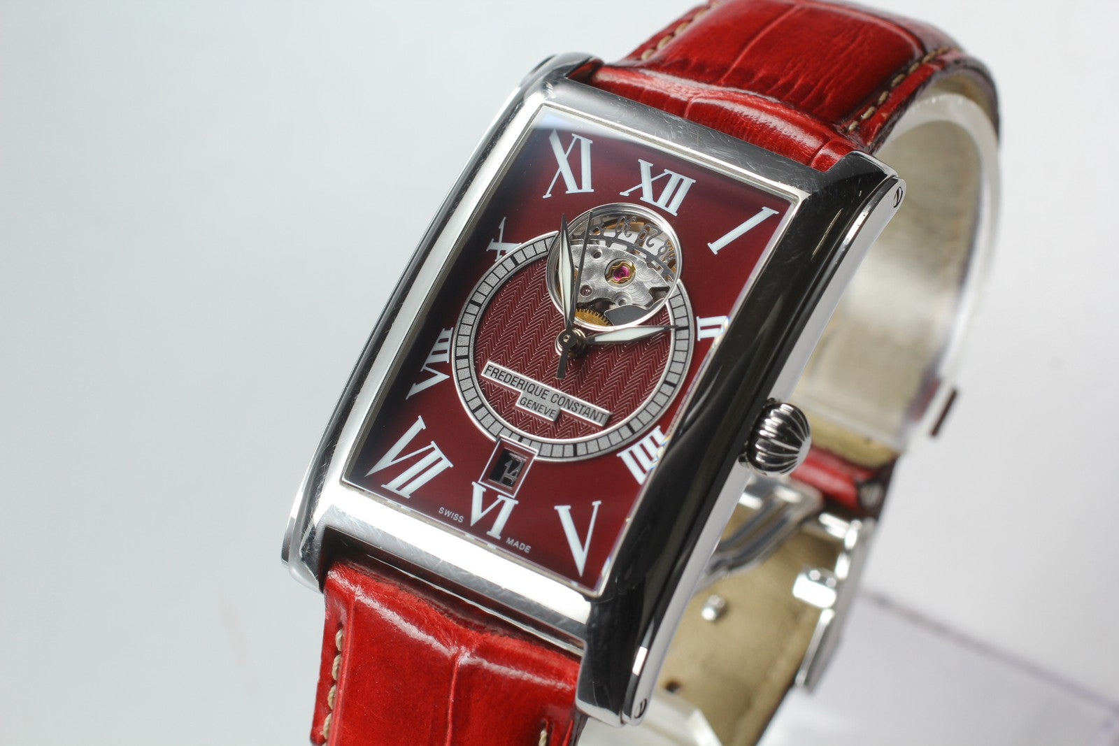 FREDERIQUE CONSTANT FC-315BRG4C26 Automatic World Limited Red Men's Watch 31mm